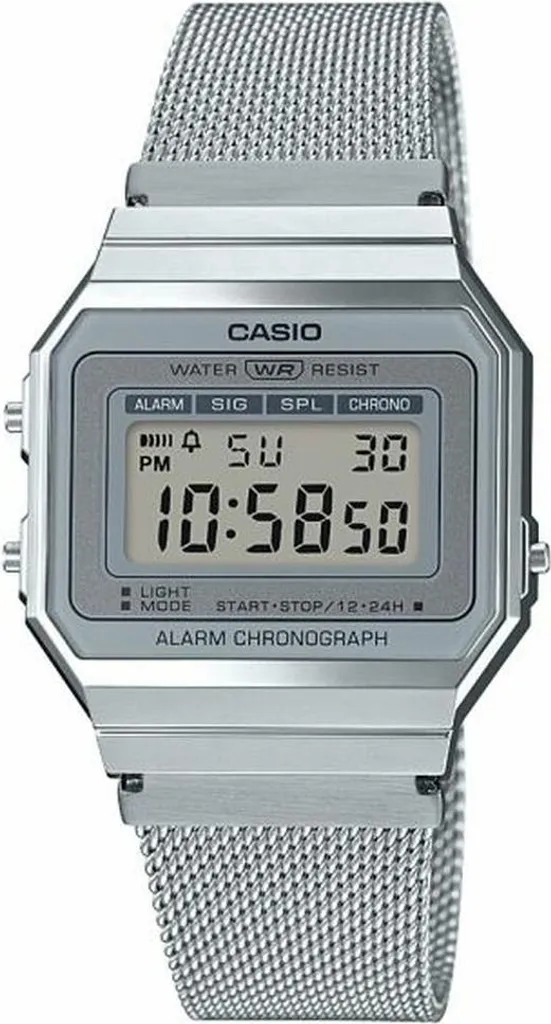 Montre Casio A700WEM-7AEF Argentée Idéale pour le Travail et Sorties