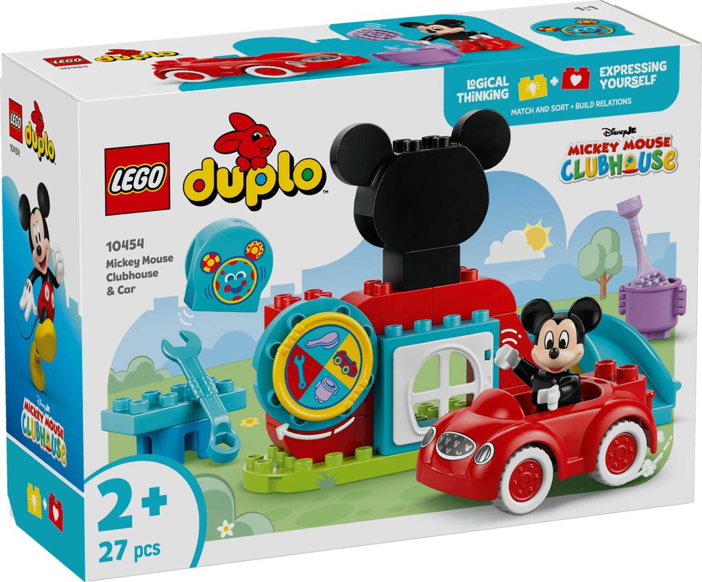LEGO DUPLO | Disney Mickey's Clubhuis en auto - Educatief Productafbeelding 