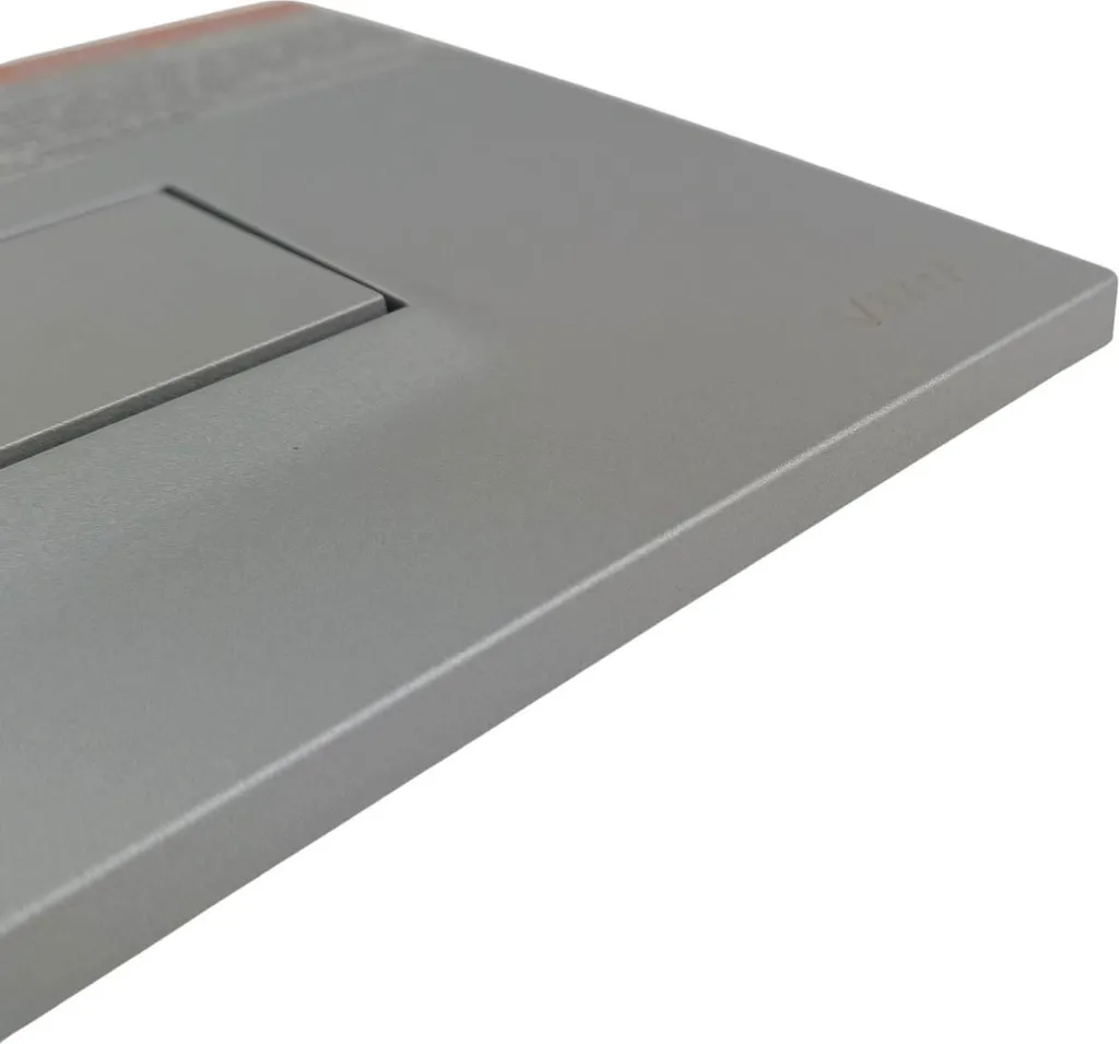 VitrA 740-0686 Plaque de Commande WC Anti-trace de Doigts Inox Mat - 9