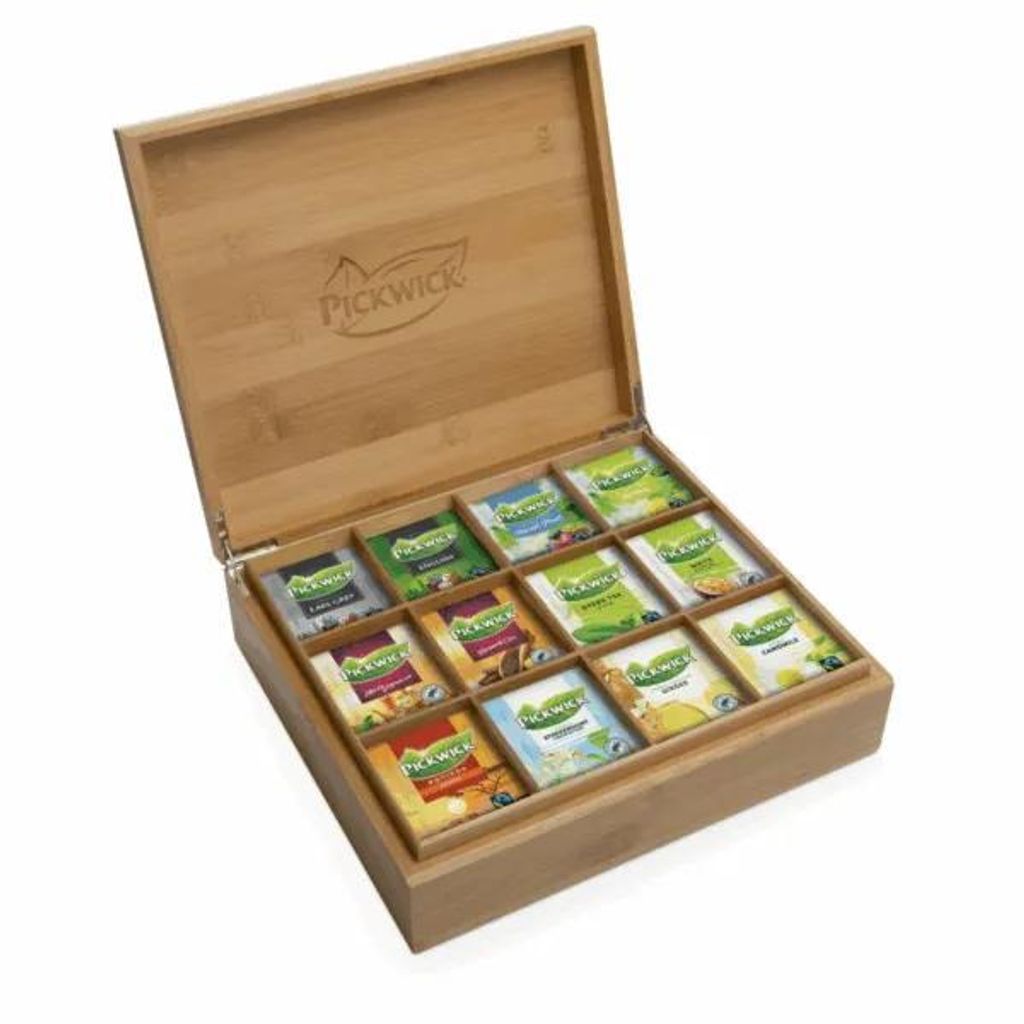 Pickwick Professional Theekist Bamboe 12-tlg