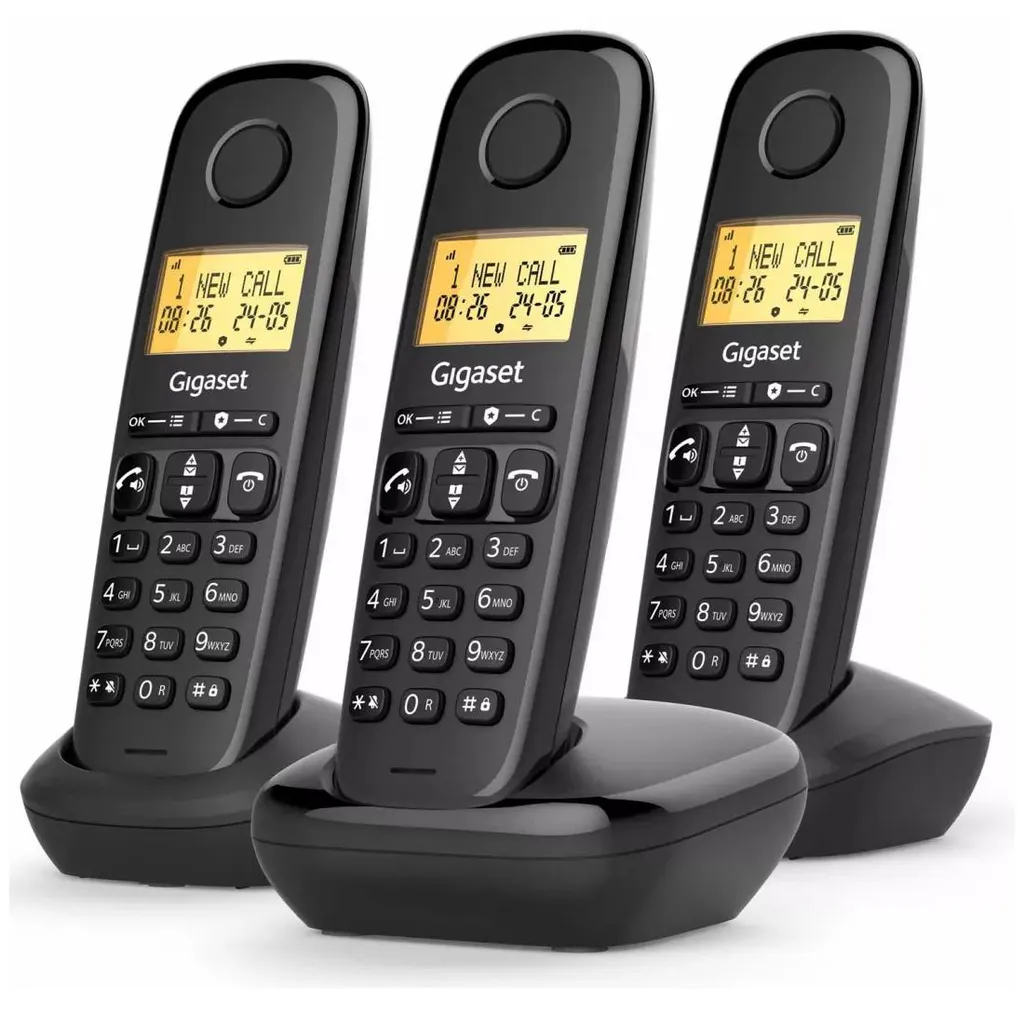 Téléphone Gigaset Dect : Fini les Écrans Illisibles avec ce Modèle Noir