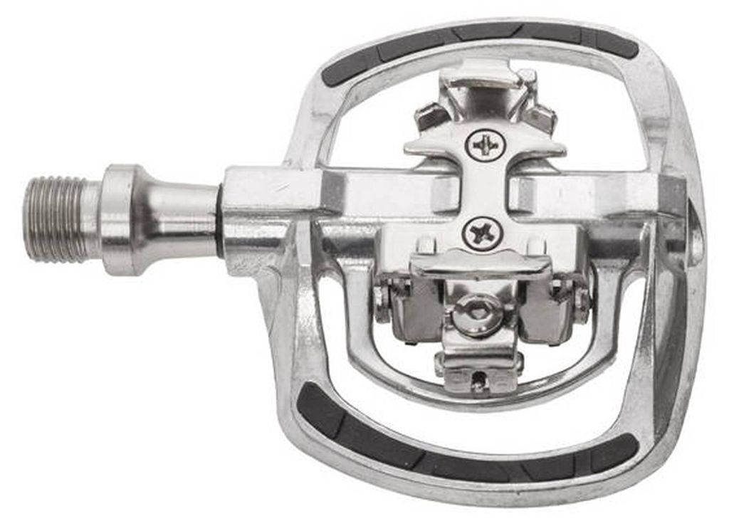 M-Wave Pedal Drag-T1 Klick Shimano SPD silber Produktbild 