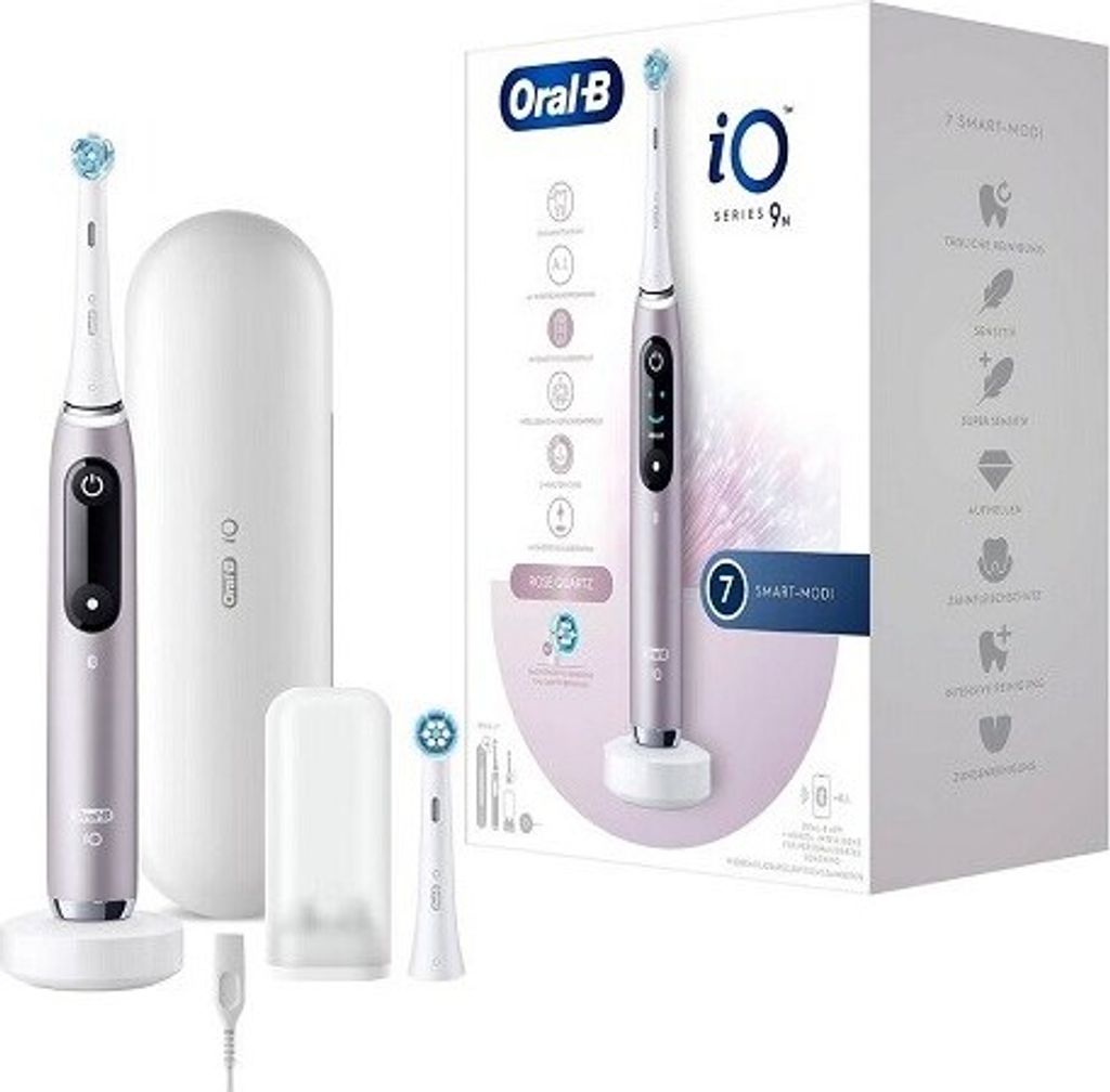 Oral-B iO Series 9 Rose Quartz Handstück iO9 Elektrische Produktbild 4