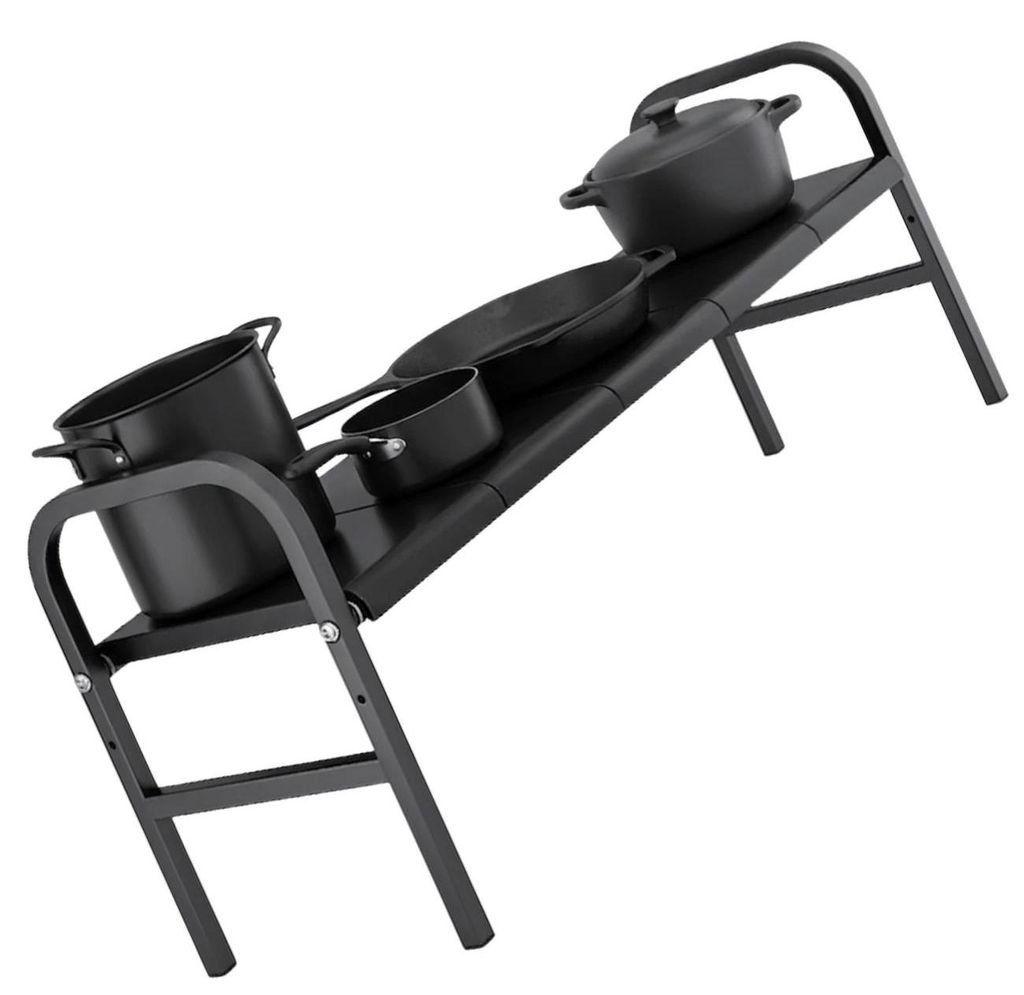 Étagère réglable pour évier 85–88 cm, 5 étagères, rangement Image du produit 