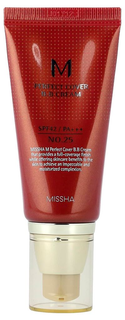 Missha, M Perfect Cover BB Cream, SPF 42 PA+++, č. 25 Teplá Obrázok produktu 