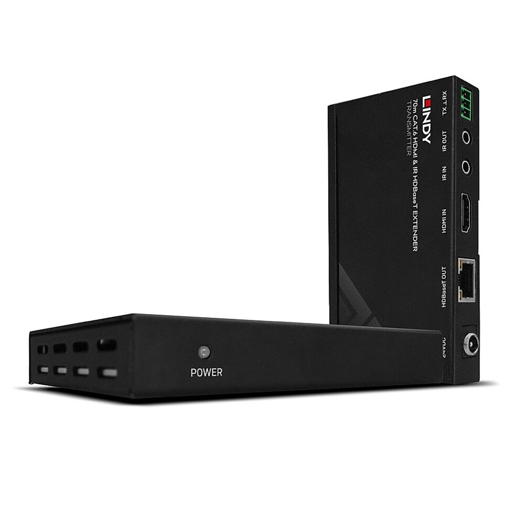 Lindy 70m Cat.6 HDMI 4K30, IR et RS-232 HDBaseT Extender Image du produit 