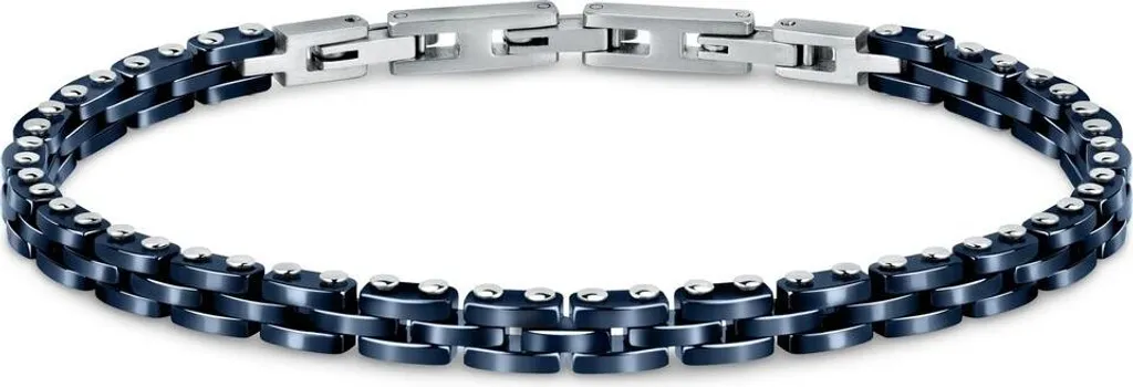 Bracelet Homme Sector SAFR28 en Acier Inoxydable Argenté 22 cm