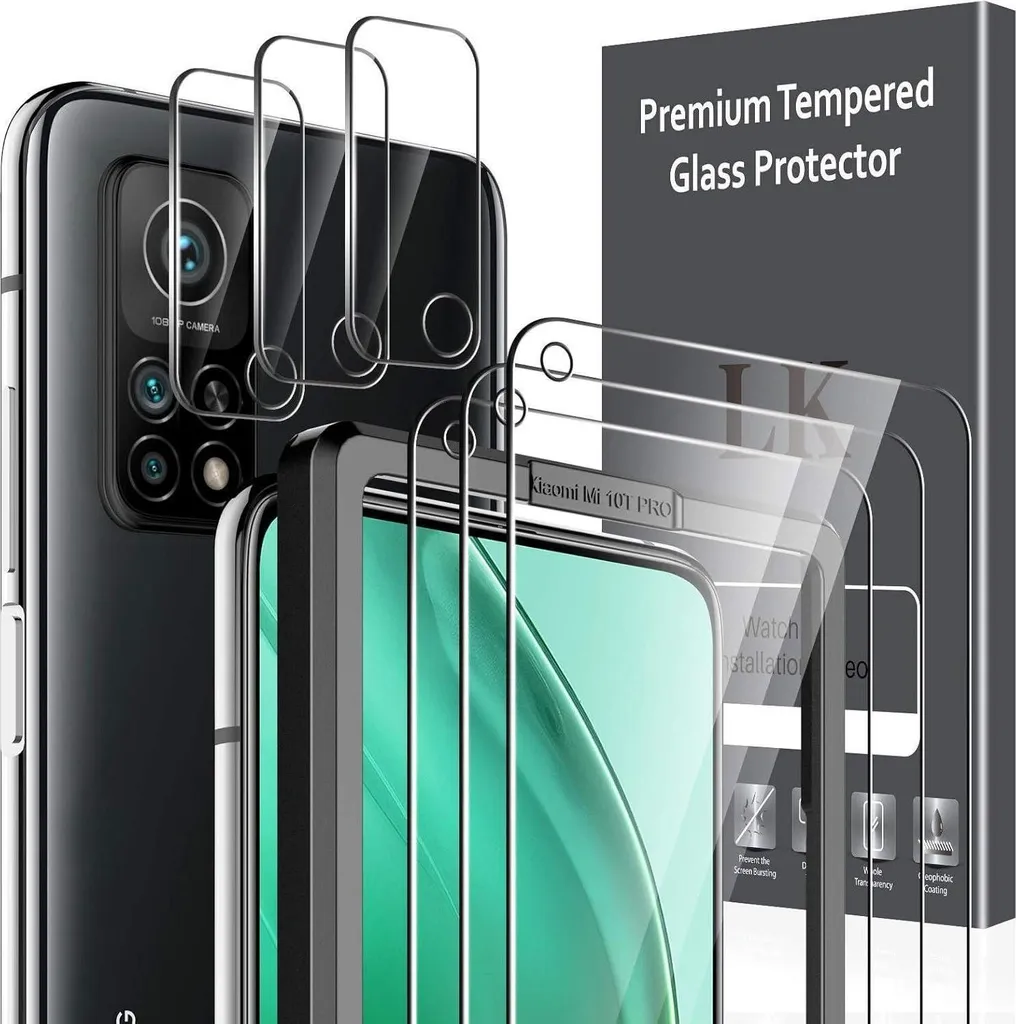 Protection Xiaomi Mi 10T 5G en Verre Trempé 9H Ultra Résistant Lot 6