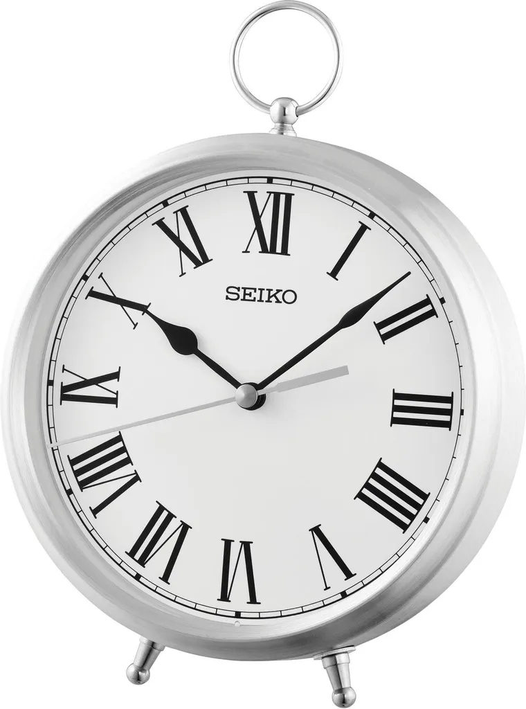 Horloge de bureau Seiko QXG155S lisible et stable pour voir l'heure