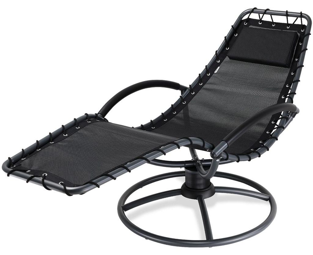 CASARIA Sonnenliege Wetterfest Grau Produktbild 