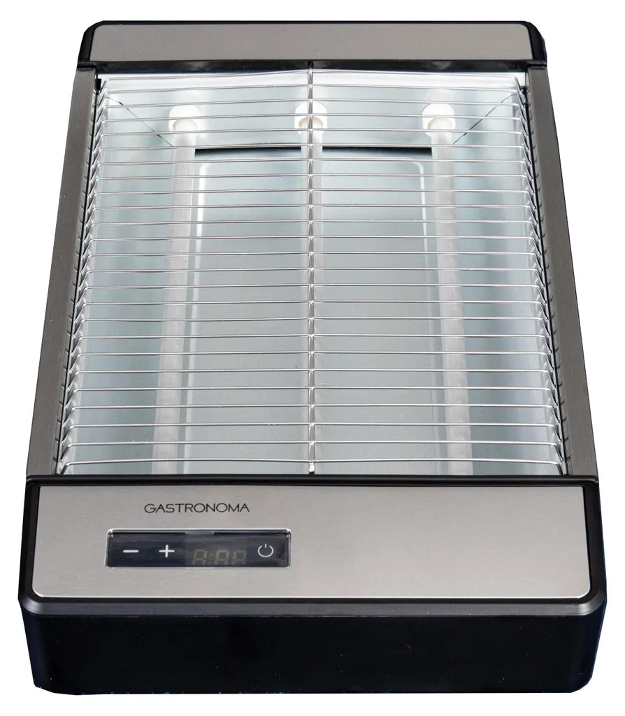 Toaster Plat Inox 920W : Ne Brûlez Plus Vos Tartines avec le Minuteur