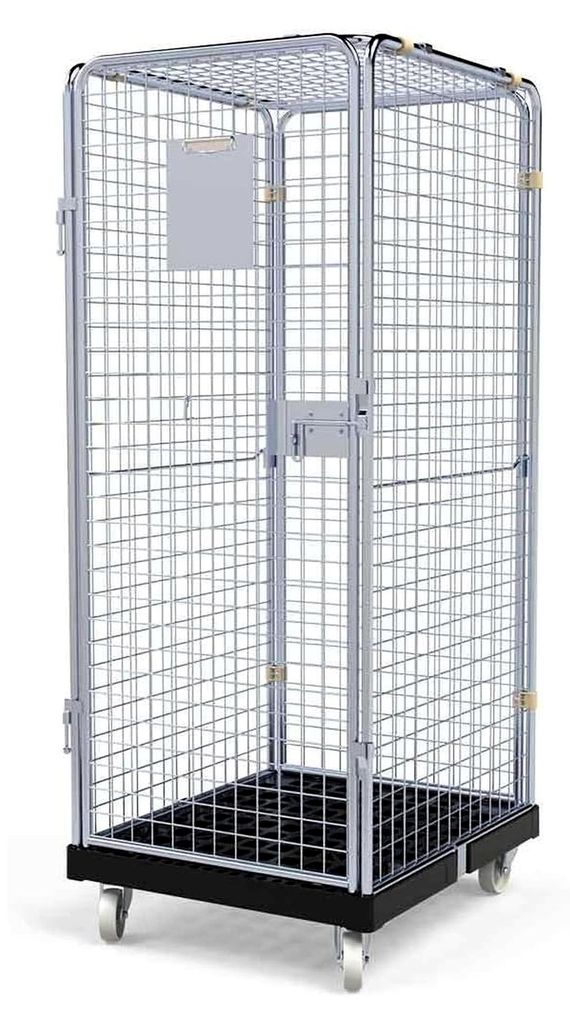 Rollbehälter 1600 mm verzinkt mit Diebstahlschutz