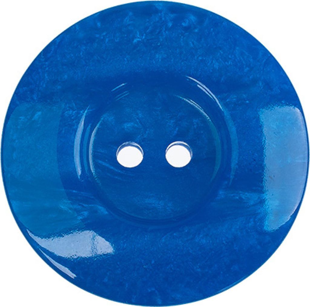 Knopf - 3er Set - Durchmesser 35 mm - Blau