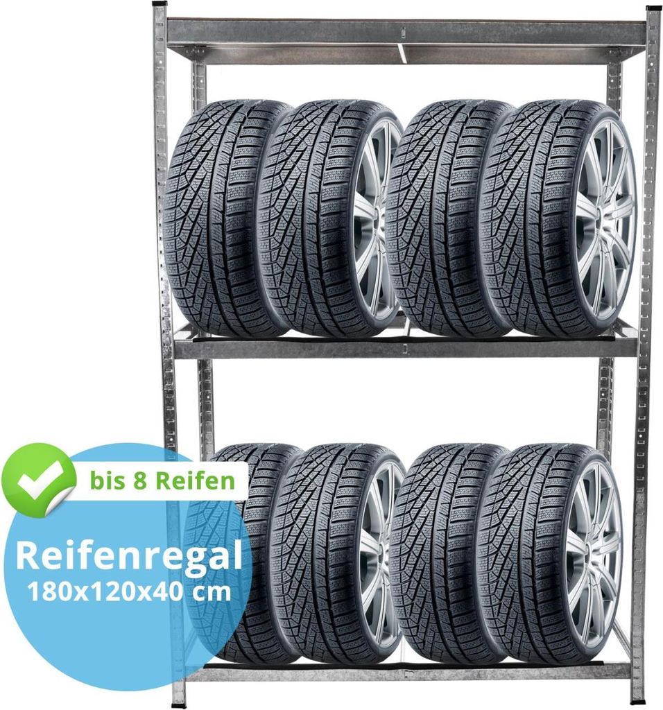 Regál na pneumatiky Stojan na pneumatiky dielenský regál Obrázok produktu 
