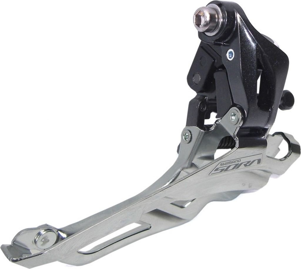 SHIMANO EFDR3030F Sora Umwerfer Anlötversion FD-R3030F, 3-fach, schwarz/silber