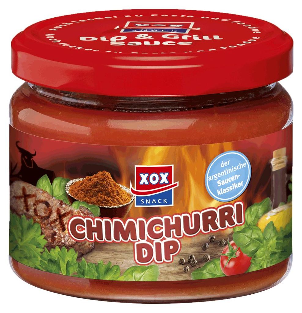 XOX Chimichurri Dip pikantny sos z pomidorami i papryką Zdjęcie produktu 