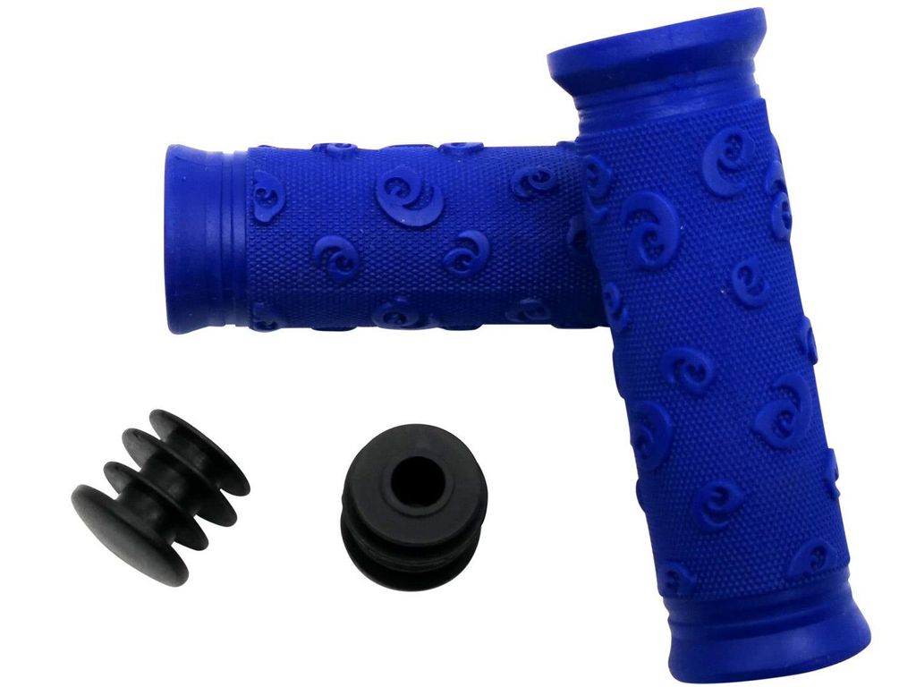 Singlespeed Griffe Extra Kurze Fahrradgriffe 95mm Blau