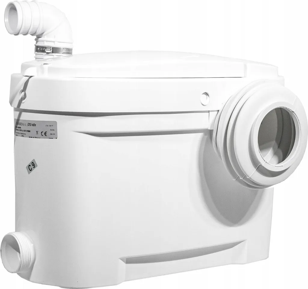 Sanigena Pump 1 Station de Pompage Eaux Usées avec Broyeur WC 500W
