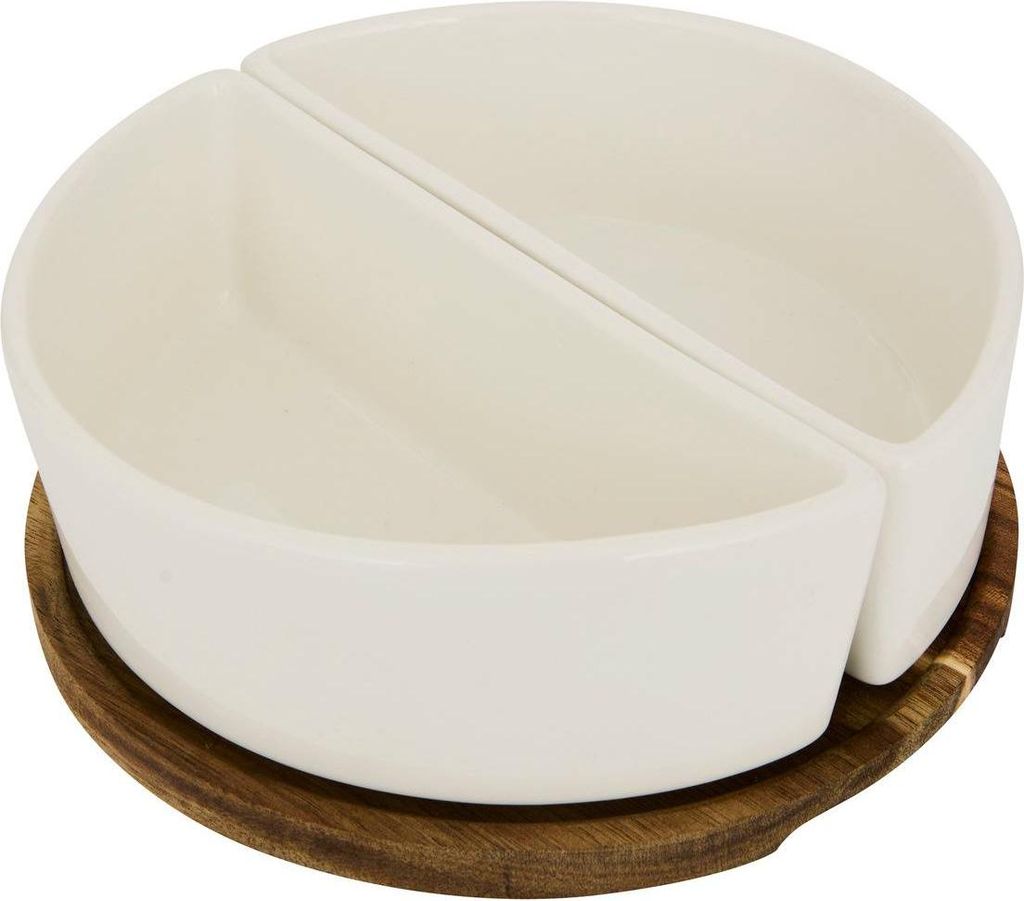 Aperitifset elegance 3 teil(e) weiß d20xp7cm - Atmosphera créateur d'intérieur