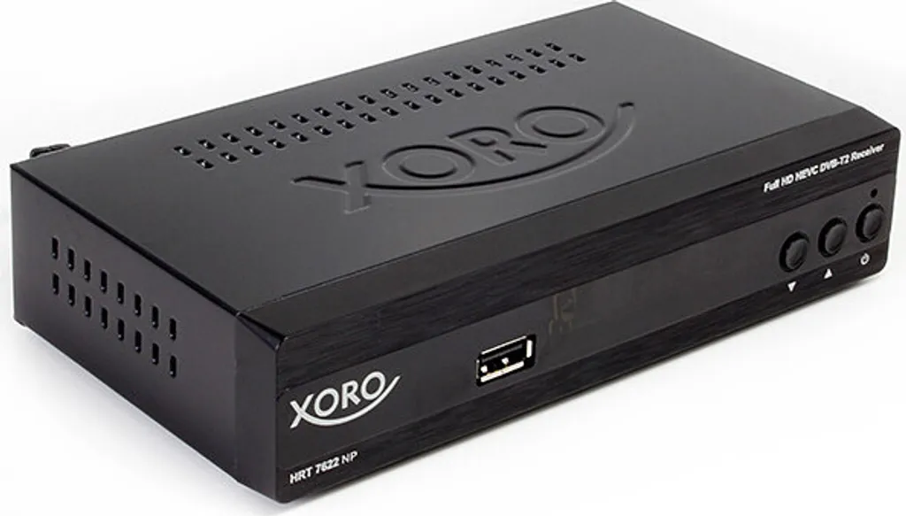 Regardez la TNT HD avec le Décodeur Xoro HRT 7622NP Ethernet et USB Noir