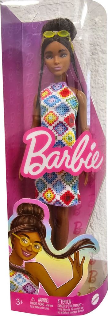 Mattel HJT07 Barbie Fashionistas Poupée de jeu avec chignon Image du produit 
