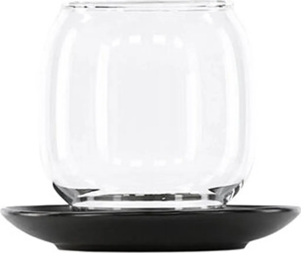Photophore chauffe-plat noir Archy style scandinave pour intérieur