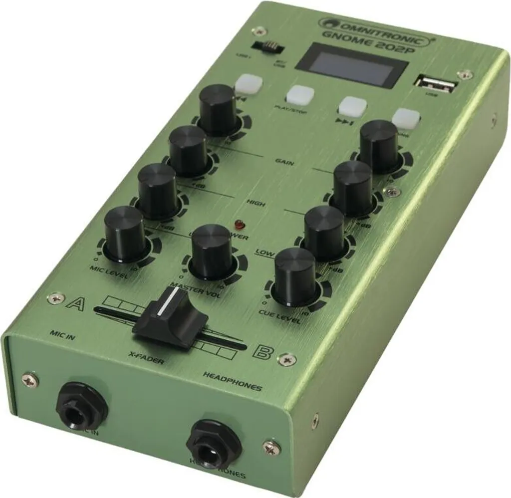 Table de mixage compacte Omnitronic GNOME-202P pour petit espace - 3