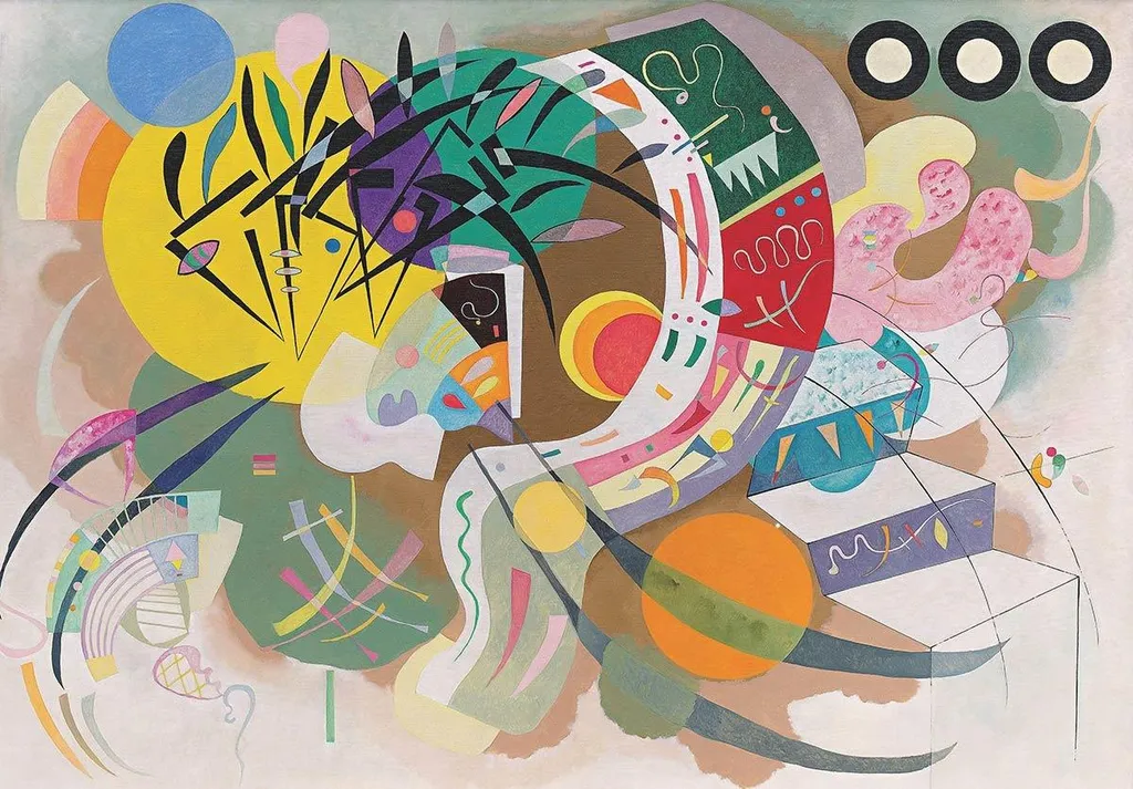 Puzzle 1000 pièces Kandinsky idéal pour détente et décoration murale