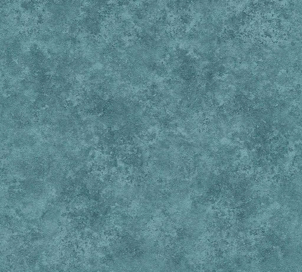 A.S. Création Unitapete Asian Fusion einfarbige Tapete unifarben Vliestapete blau 10,05 m x 0,53 m