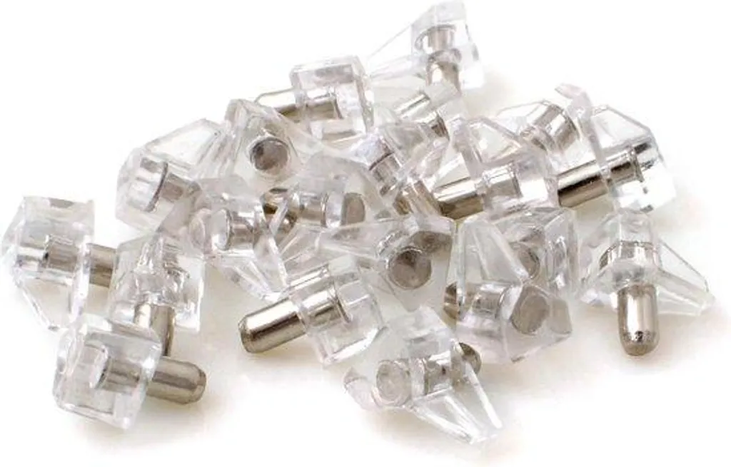 Attaches de Parquet avec Tige Acier 5mm et Embout Discret - Lot de 20