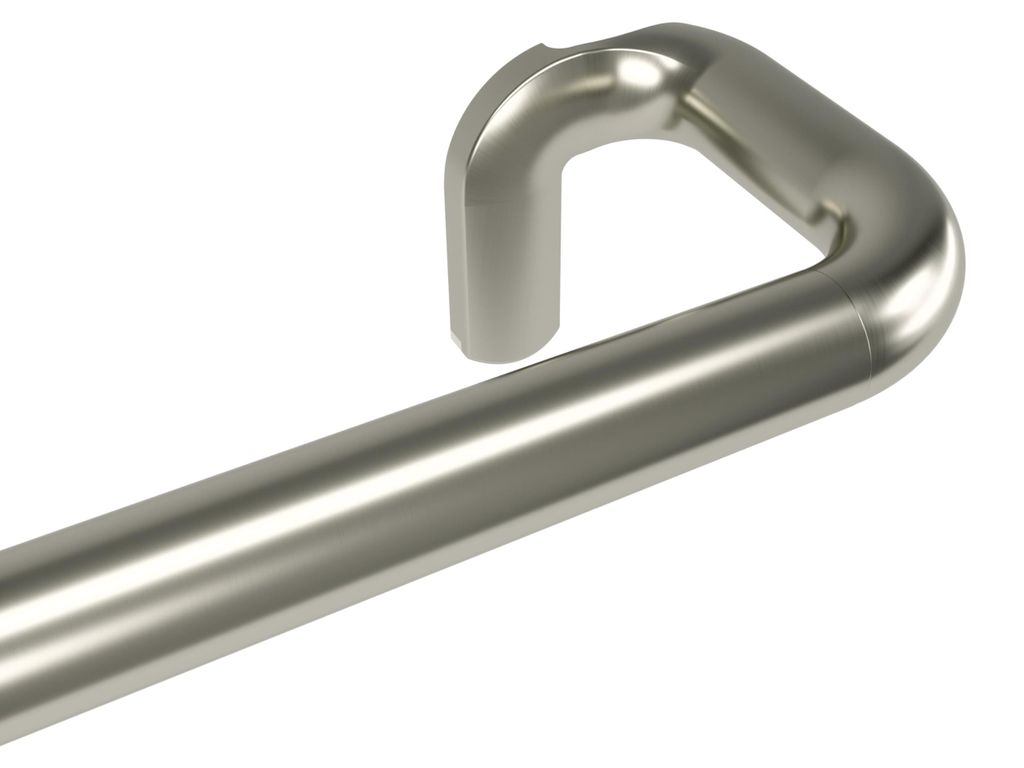 Bastone per tende Twilight 76-213 cm in nichel per tende Immagine del prodotto 