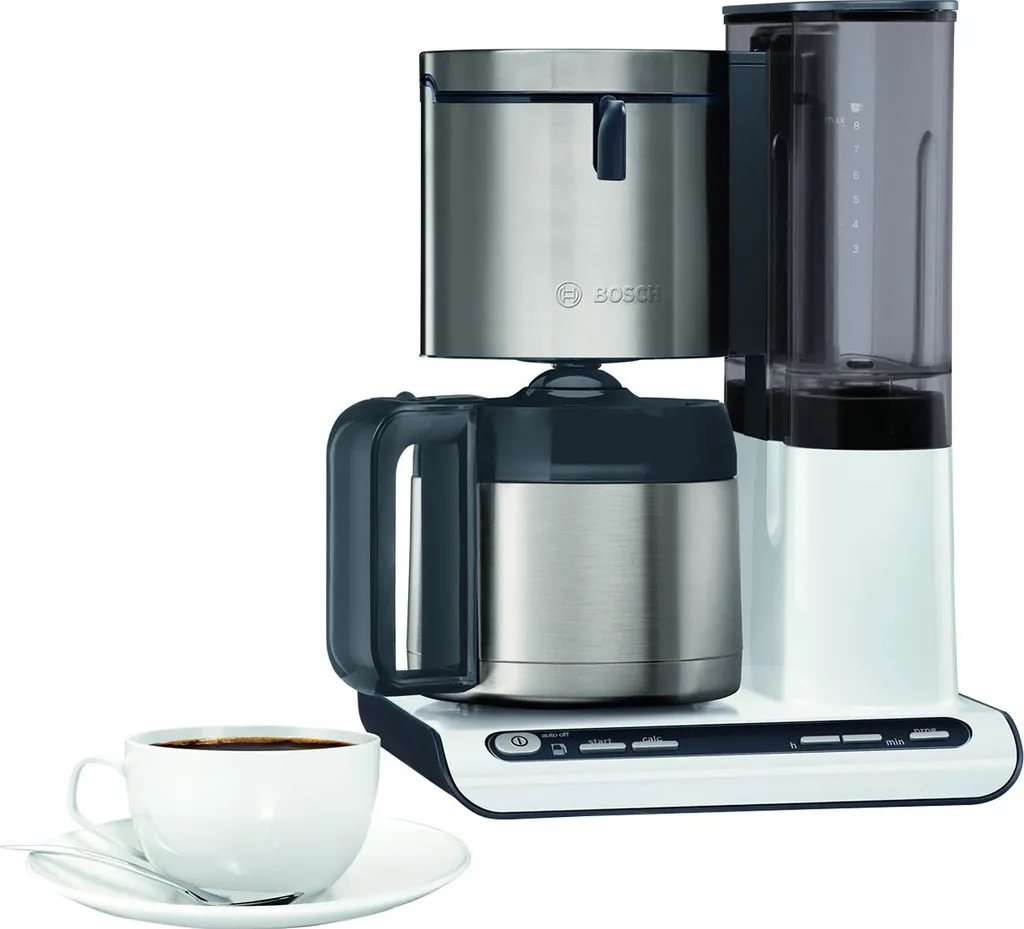 Machine à Café Bosch TKA8A681 DualHeating avec Verseuse Isotherme Pro - 8