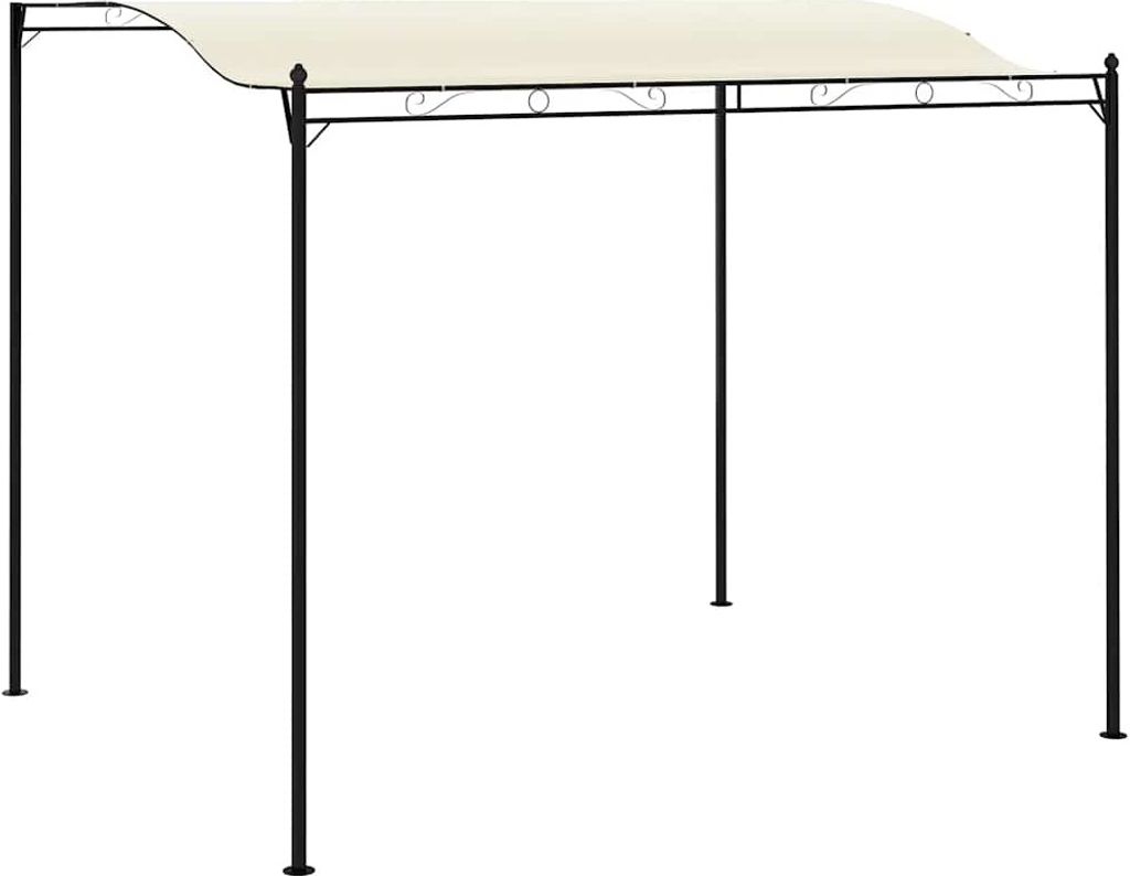 vidaXL Pavillon Stoff Cremeweiß Produktbild 