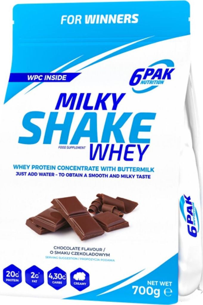 6PAK Nutrition | Milky Shake Whey Chocolate