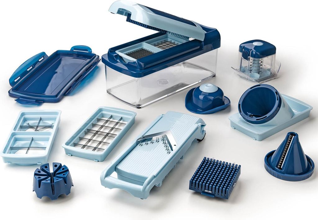 Nicer Dicer Fusion smart | Set 16-tlg. : Saphirblau Produktbild 