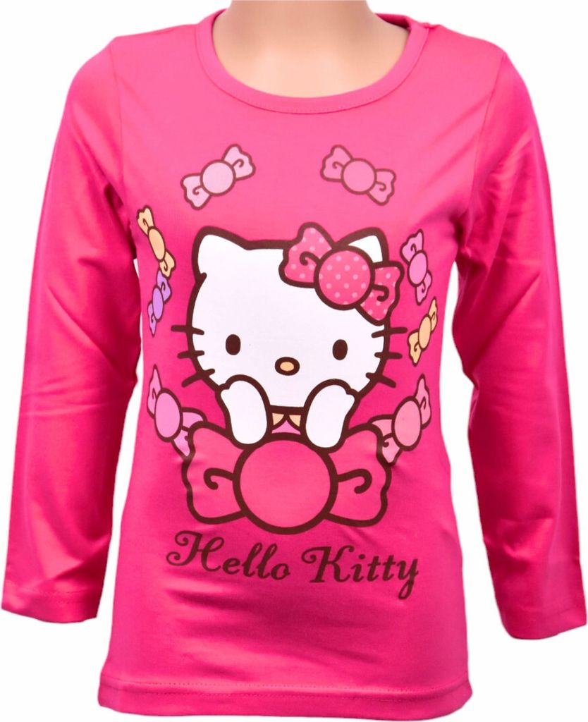 Langarmshirt Hello Kitty Dunkelpink 98 cm