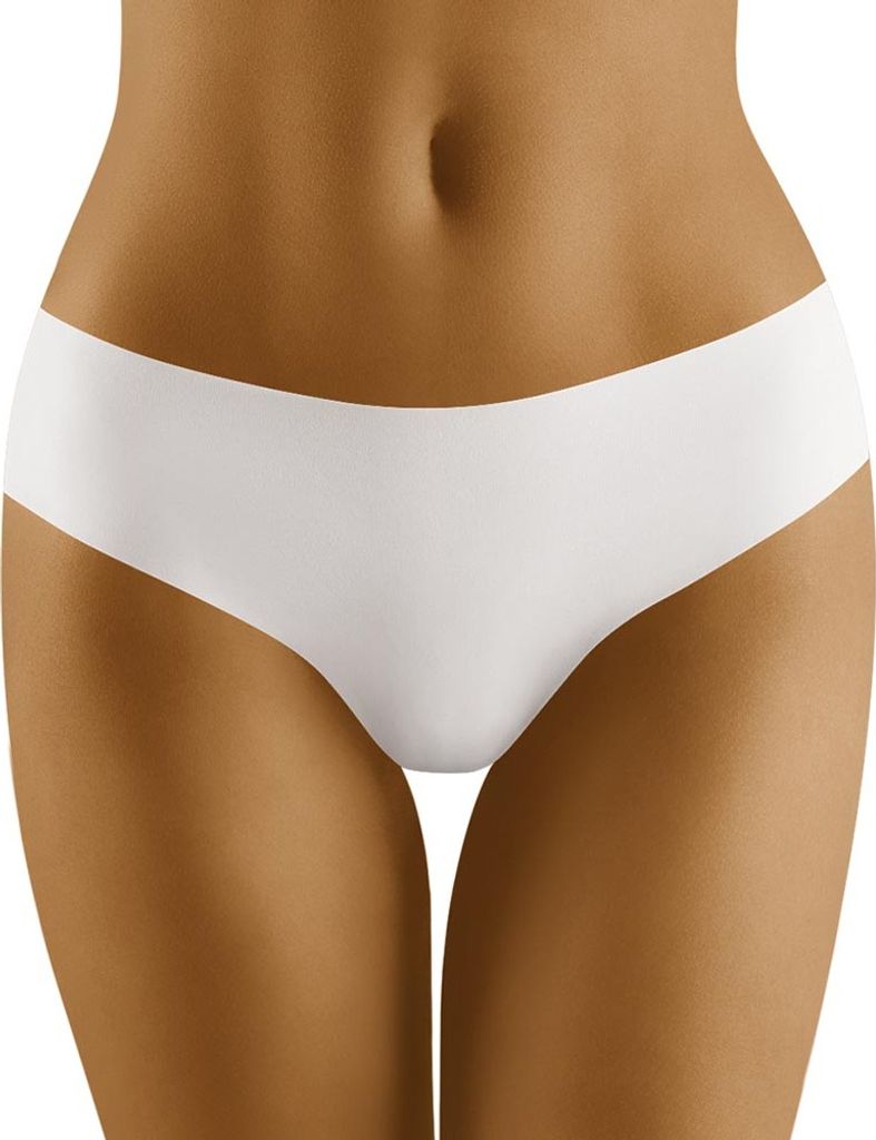Wolbar Dame Slip Unterhose normaler Bund Unterwäsche WB401, weiß, M
