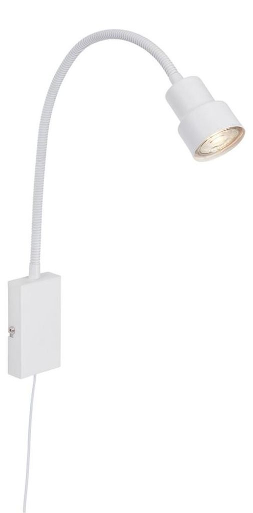 LED Wandleuchte Bettleuchte Touchfunktion Flexarm GU10 5W Produktbild 