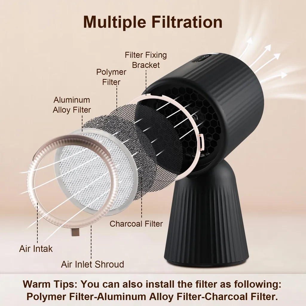 Mini hotte tactile 180 m³/h extraction puissante et design compact EU