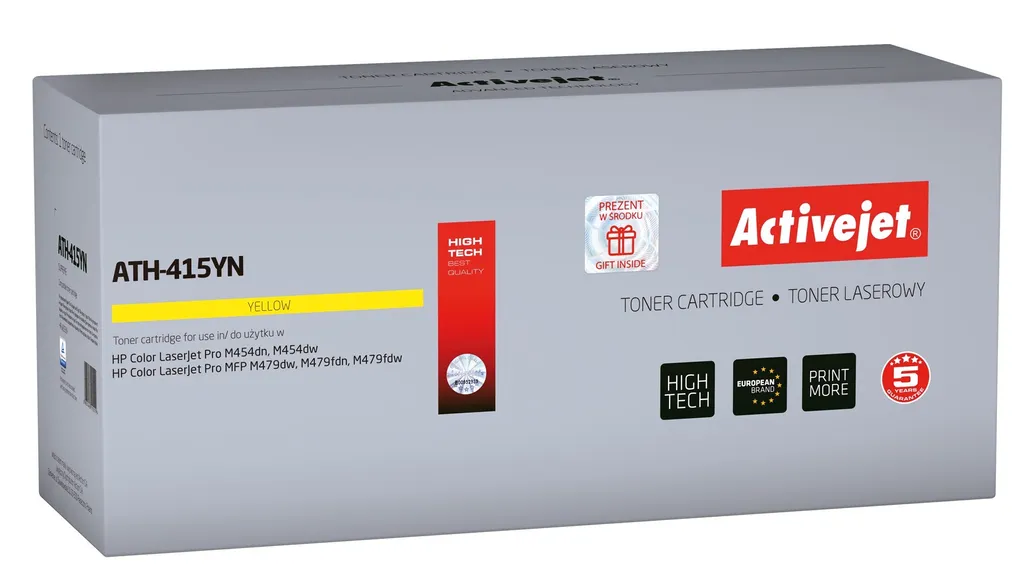 Toner Compatibile HP 415A Giallo W2032A | Activejet ATH-415YN