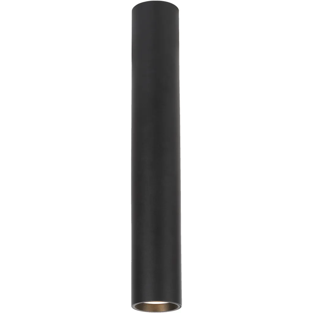 Spot a soffitto nero rotondo 40 cm 1xGU10 8W Genesis Milagro