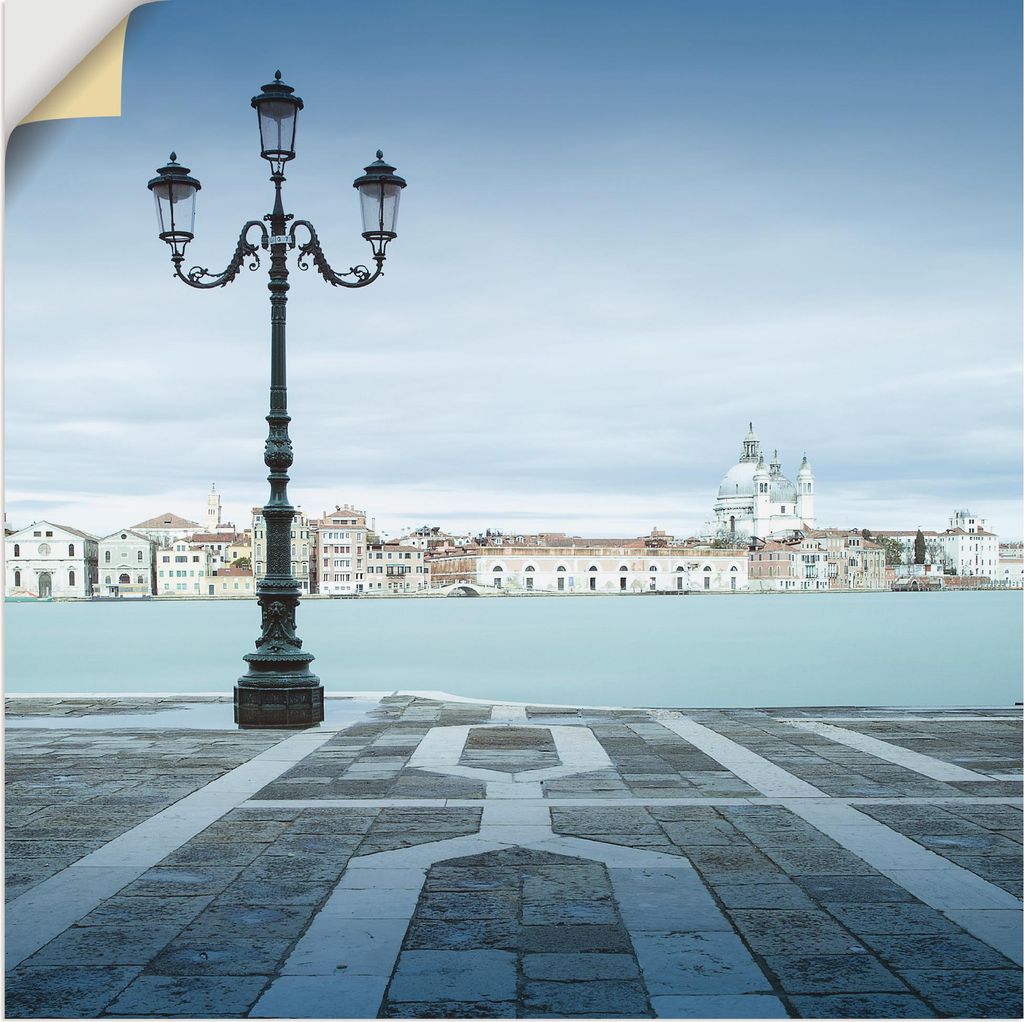 ARTland Wandbild, selbstklebend Promenade Redentore Größe: 50x50 cm