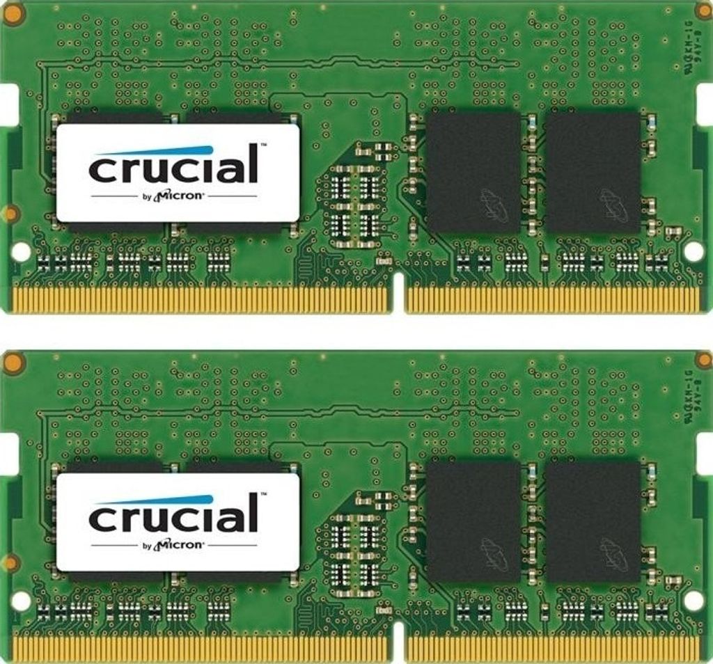 Crucial DDR4-2400 Kit 16GB 2x8GB SODIMM CL17 (8Gbit) Image du produit 