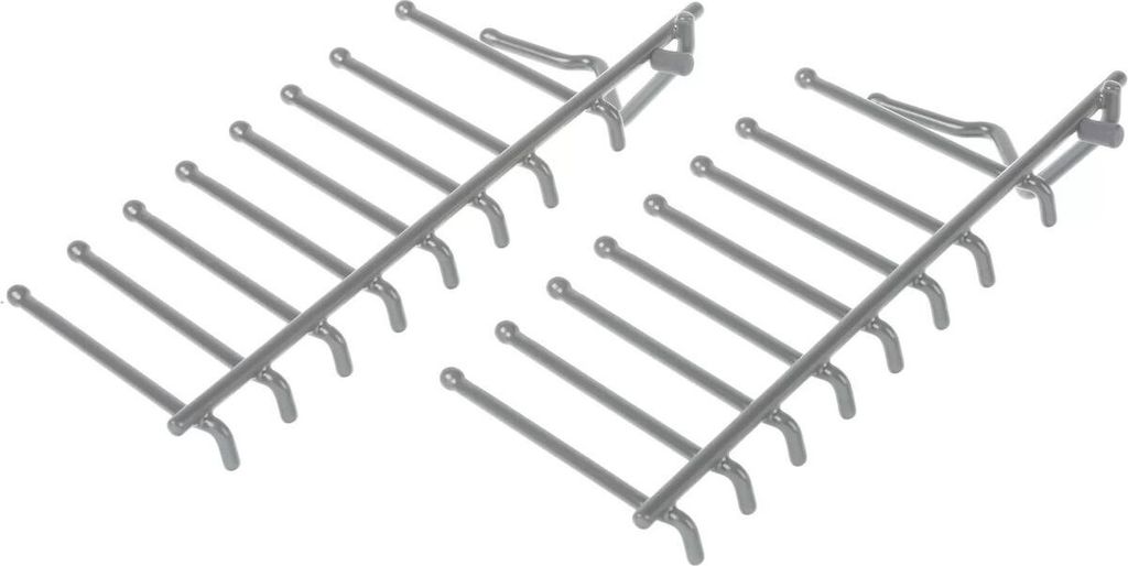 Siemens Bosch Klappstachel Unterkorb, hinten rechts, silber Produktbild 