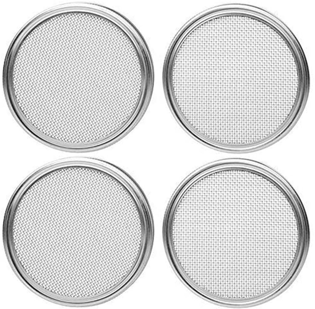Sprossengläser Deckel, Set Bestehend aus 4 Glasdeckeln aus Produktbild 