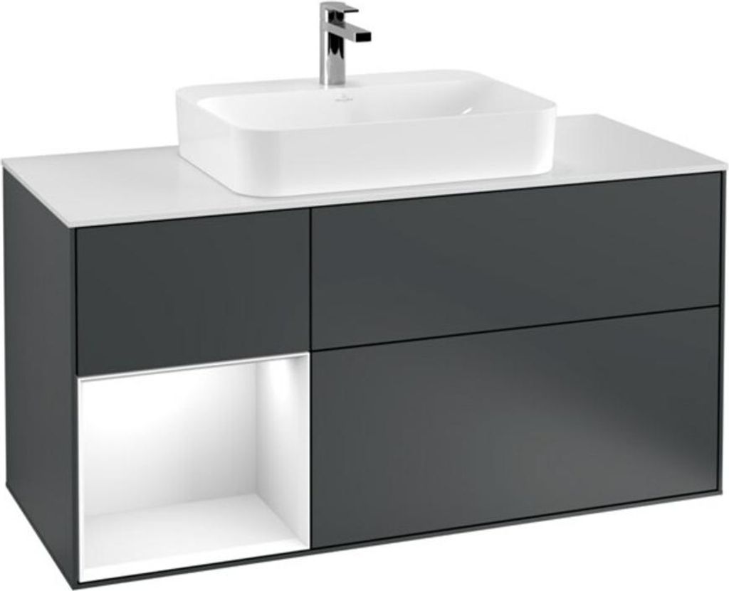 Villeroy & Boch F411GFHG Waschbeckenunterschrank Finion F41