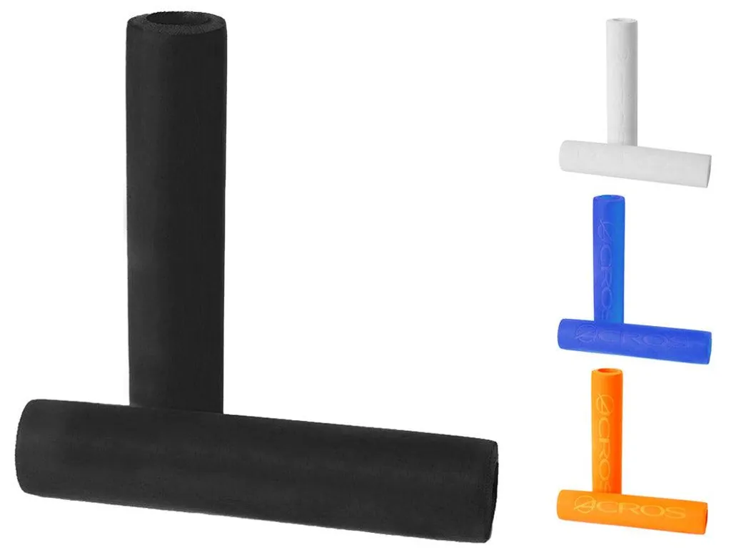 Grips Silicone Acros a-grip pour VTT | Noir | Maintien et Confort | XC/Enduro