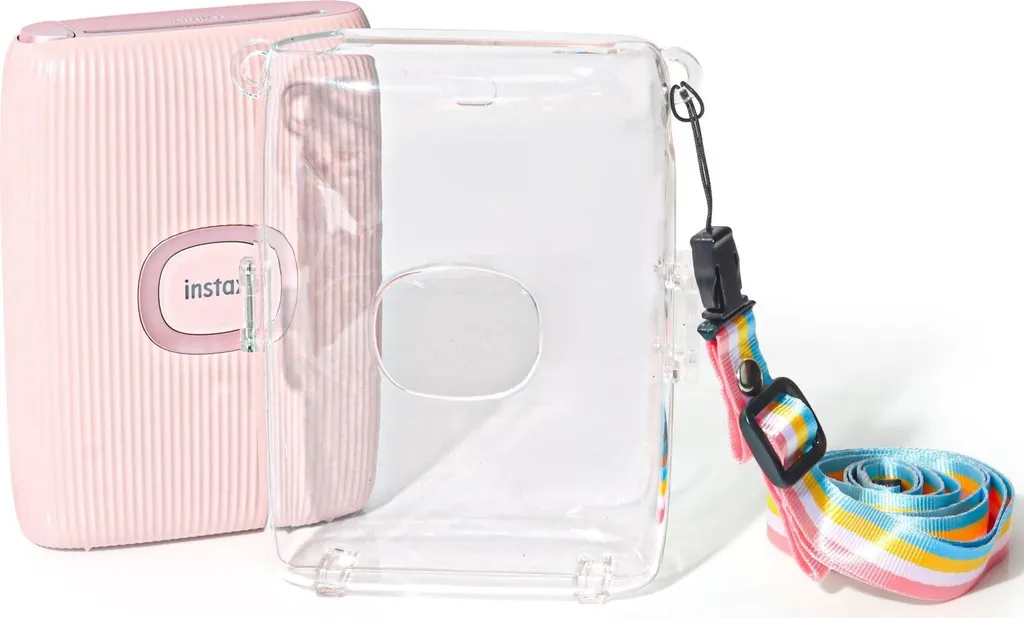 Housse de Protection pour Instax Mini Link 2 avec Bandoulière Amovible