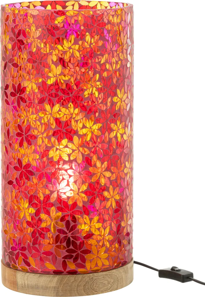Grande Lampe Blum J-Line en Verre Rose Mosaïque - Effet Lumineux Chic