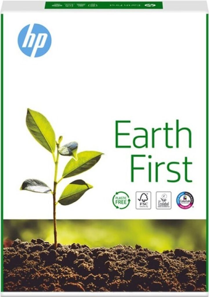 HP EARTH FIRST KOPIERPAPIER, ECO, A4, KLASSE B+, 80 g/m², 500 BLATT.